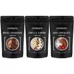 COCOSUTRA Oatmeal Gut Health Hamper | 100% Natural & Vegan | 3 in 1 Protein Rich - No Sugar added, Gluten free, Made with Rolled Oats - (3 x 300 g) 900 g