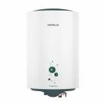 Havells Monza 10 Litre Storage Water Heater | Faster heating, Glass Coated Tank, Heavy Duty Heating Element (White)