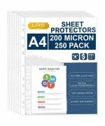 LRS Plastic Sheet Protectors (Pack of 250)