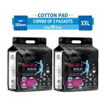 Cailin Care Cottony Soft & Cofortable Rash Free Maxi Sanitary Pads (Total 80 Pads | XXL | 280mm)