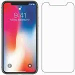 Vizio LG V40 ThinQ Clear Tempered Glass Anti-Fingerprint Screen Protector with Dry and Wet Wipe 15 x 8 x 1.3 cm