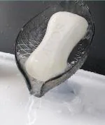Upkaranwale Soap Holder for Bathroom Leaf Shape Self Draining Plastic Soap Dish Tray Stand Cady Kitchen Sink Bathroom Accessories No Drilling Multi Color (Leaf-Shape-1)