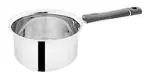 Wecook Stainless Steel Sauce Pan Tea Pan Milk Pan Induction Base 2Litre with Handle (2000 ml)