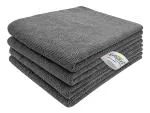 Softspun Grey Microfiber Cloth (Pack of 4)
