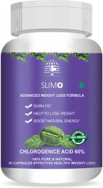 Healthy Nutrition -Just for the Health of it Slimo Advanced Weight Loss Formula Vegan for Fat Burner - 60 capsules (pack of 2)