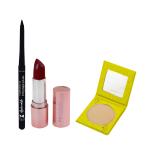 Moraze Combo Pack of Compact Lipstick With Kajal