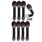 Kids Station Made in India Furniture Safety Locks for Kids, Child Safety Locks for Drawer, Cabinet, Cupboard, Baby Proofing Product, Strong Adhesive Safety Lock (Pack of 8, Brown)