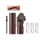 COSMOCRAFT Eyebrow Stamp Stencil Kit, One Step Brow Stamp Makeup Powder, Reusable Eyebrow Stencils Shape Thicker and Fuller Brows, Waterproof Long Lasting