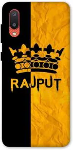 ANGELSKY Samsung Galaxy M02 A02 Multicolor Rajput Wallpaper Printed 3D Case Back Cover