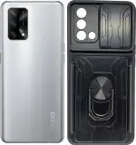 CarryWrap Back Cover for Oppo F19, Oppo F19s (Black, Dual Protection, Pack of: 1)