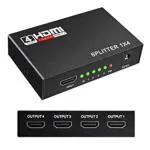SeCro 3D Digital 1X4 Splitter Hdmi Switch for Television
