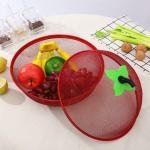 SHIHORI Apple Shape Net Fruits and Vegetables Basket Fruit Net Cover Fruit Basket with Net Cover Fruit and Vegetable Stand Basket for Kitchen [Pack Of 1]
