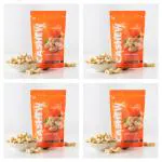 KRISHIVAL NUTS Jumbo cashews 1kg (250G each pack )| 100% Natural Premium Whole Cashews Value Pack | Whole Crunchy Cashew | Premium Kaju nuts | Nutritious & Delicious | Gluten Free & High Protein