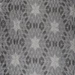 Shades of Life Pure Cotton Grey with Dark Grey Dense Embroidery 3Meter Curtain or Upholstery Fabric 54 Inches Width