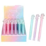 SAMVARDHAN Crystal Gel Pen - Pack of 3 Pcs Gel Pens for Writing, Lightweight Gel Pen with Comfortable Grip for Smooth Writing, Stationery for School & Office, Birthday Return Gift (Unicorn)