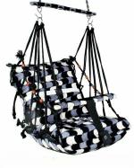 Shreeko cotton baby swing jhula for 1-5 year old kid's ,foldable-Washable jhula Swings (Multicolor)