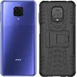 CarryWrap Back Cover for Poco M2 Pro, Xiaomi Note 9 Pro, Xiaomi Note 9 Pro Max (Black, Dual Protection, Pack of: 1)