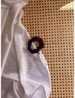 WORLD OF SCRUNCHIQUE Pure Handmade Plum Minnie Mouse Scrunchie