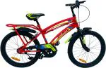 Foxglove Sierra Sporty 20.235 Ibc Red Green Steel Frame For 5 Plus Age 90 Percent Fitted 20 T Road Cycle, Single Speed (Red)