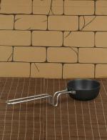 RBGIIT Hard Anodized Aluminium Vagharia Vaghar Tapkari Tadaka Taddak Dal Sabzi Fry Dal Tadaka with Handle VC-86