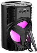 Glarixa Black Hd Bass Ws-03 Portable Bluetooth Speaker