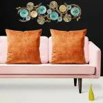 ArtzFolio Animal Hide | Cushion Cover Throw Pillow Cover Case for Sofa & Living Room | Cotton Canvas Fabric | 24 x 24 inch (61 x 61 cms); Set of 2 pcs