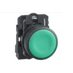 Schneider Electric Push Button Green NO Flush Head