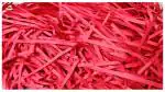 Lakeer Red Crinkle Confetti Shredded Shreds for Tissue Paper Gift Wrapping,Craft DIY, Basket Packaging Filling, Decoration 1 Kg (Aprox)