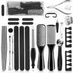 MAYCREATE Professional Pedicure Manicure Tool Kit (23 in 1)