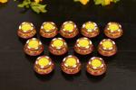 CraftVatika 12 Diwali Diya Handmade Earthen Clay Wax Diyas for home Decor (Set of 12)