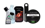Sheppits Premium Shoe Shiner (Neutral), Shoe Cleaner (Natural), Shoe Polish (Black), Shoe Horn (Black), & Liquid Shoe Polish (Natural) Combo | Shoe Care Kit