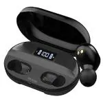 TECSOX PowerHouse True Wireless Earbuds with Charging Case|45hrs PlayTime | IPX Bluetooth Headset (Black, True Wireless)
