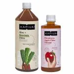 Kapiva Aloe Vera and Garcinia Juice 1L + Kapiva Apple Cider Vinegar 500 Ml | Weight Management
