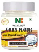 Nature's Bridge Cornflour Powder | Cornflour | Corn Starch for Cooking & Baking - 300 gm Jar