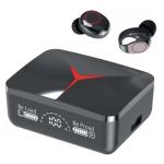 CHANI M90 Pro TWS Earbuds Bluetooth 5.2 Type-C with Power Bank Charge Your Phone, 280 Hours Playback (Charging case Backup) Earbuds with Smart LED Display, Waterproof Built-in Mic (Black)