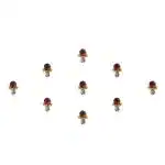 Comet Busters Maroon Stone Bindi For Women