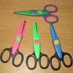 Pindia Set of 6Pc Art & Craft Zigzag Border Edge Cutting Multicolor Scissors-Random Color & Design.