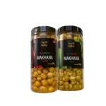 Karchi Kadhai Peri Peri Roasted Makhana & Pudina Roasted Makhana | Flavoured Makhana in Olive Oil (2 X 100g)