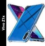 COVERBLACK Rubber Back Cover Compatible model for Vivo Z1x - Vivo 1917 - Transparent