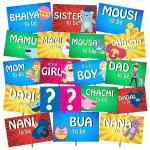 Party Propz Baby Shower Props Set -18 Pcs