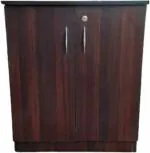 ABCON Almirah wooden Engineered Wood Almirah (Finish Color - SWITCH DARK, Pre-assembled)