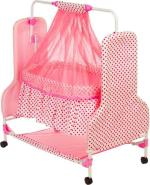 Pandaoriginals BEST PINK BABY CRADLE PREMIUM | Best in segment for New Born (Pink)