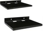 Kizma Sm Fashion Black Steel Set Top Box Wall Mount Shelf Set Top Box Stand
