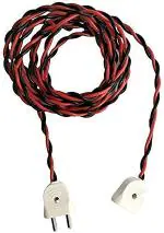 ARTDECOR 240 Volts (AC) 2 Pin Polycarbonate Male to Female Expandable AC Electric Wire Extension