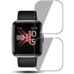 Toppings Glossy Screen Protector For Smartwatch (Not a Tempered glass) Ultra Clear Water Resistance Silicon Protective Film Screen Guard For boAt Storm Buy 4 Get 8 Free
