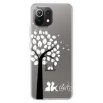 Fashionury Back Cover for Xiaomi Mi 11 Lite 5G Designer | Printed|Transparent |Flexible| Silicon Back Case for Xiaomi Mi 11 Lite 5G -V063