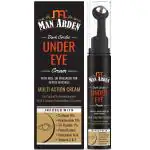 Man Arden Under Eye Cream For Dark Circles, With Roll-On Massager, Dermatologically Tested with Caffeine, Niacinamide, Tripeptide, Retinol, 15gm