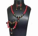 JAYA VISION ENTERPRISES Glass Beads 2 color Fancy Necklace