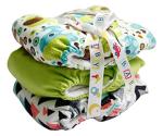 Apple Blossoms Cotton Multicolor Cloth Diaper