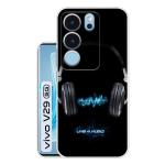 Snazzy Multicolor Silicon Shock Proof Back Cover for vivo V29 5G